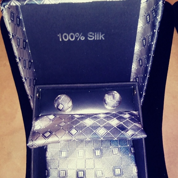 2/$20😀NEW MENS 3 PC SILK TIE SET - Picture 5 of 5
